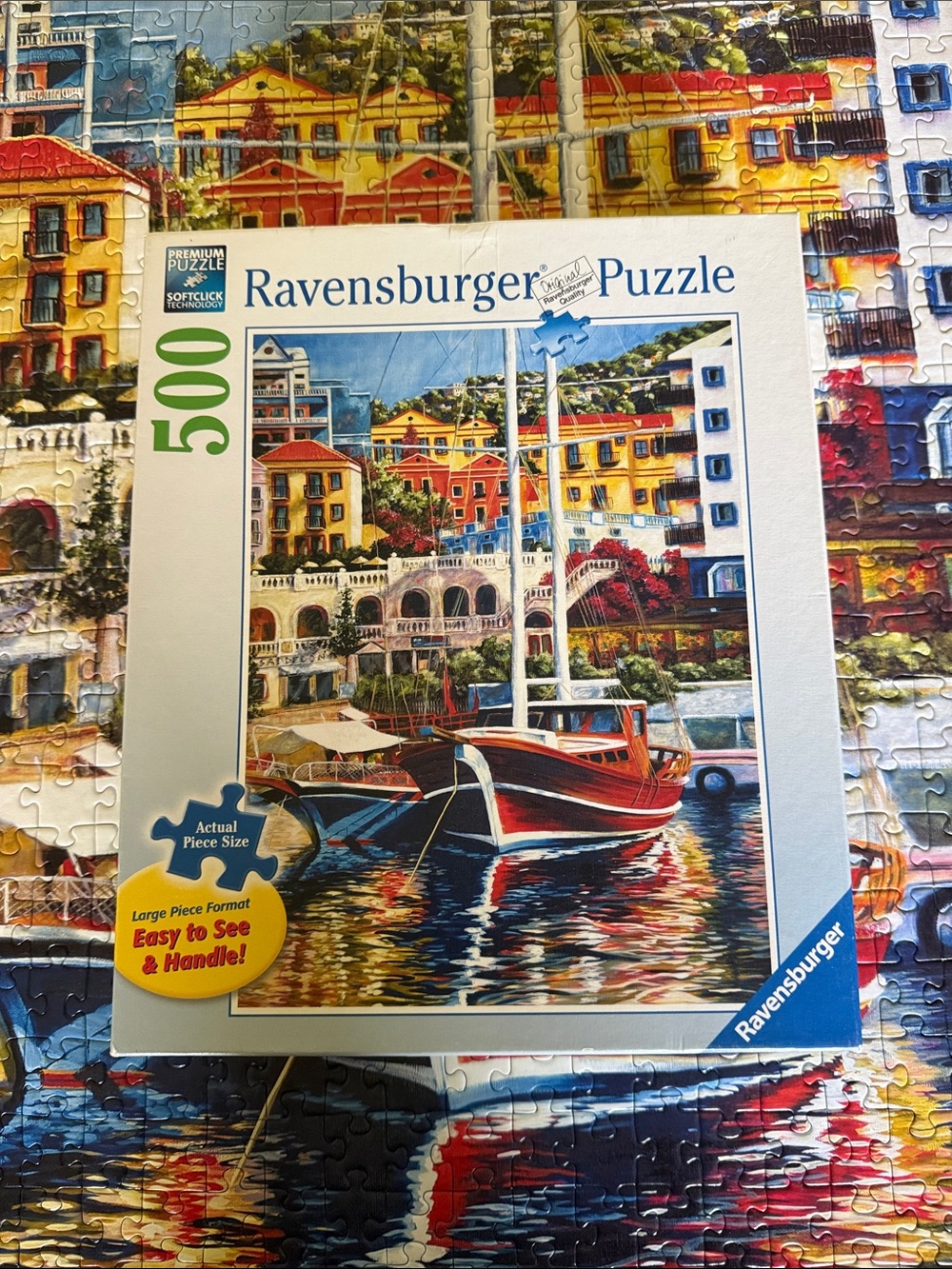 Ravensburger Exotic Harbor 500 large piece puzzle